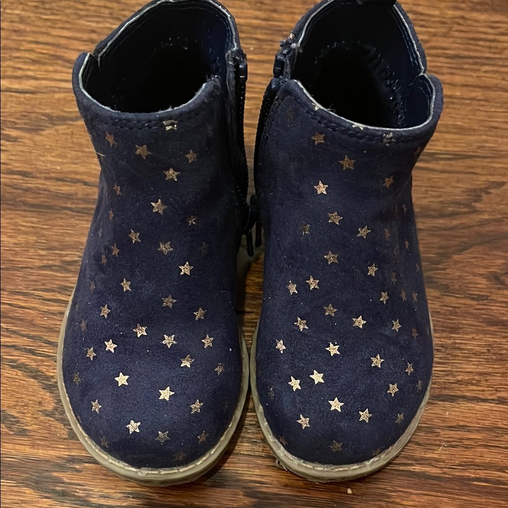 Starry Navy Kids Boots
